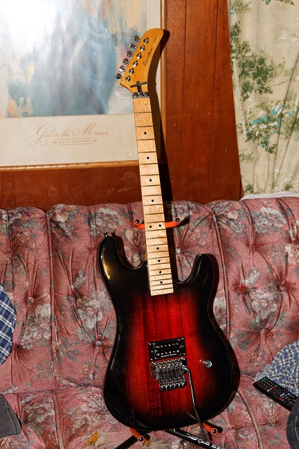 The handbuilt guitar model called the Love Stone